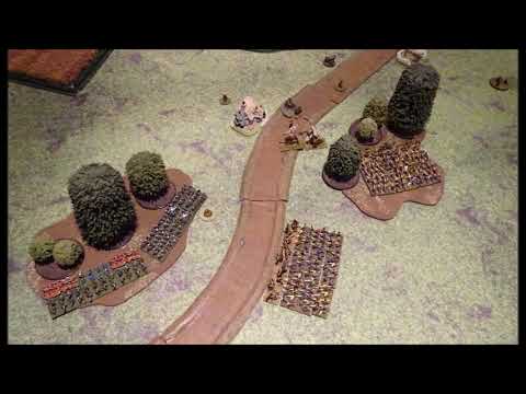 Warmaster Battle Report Albion vs Dwarfs