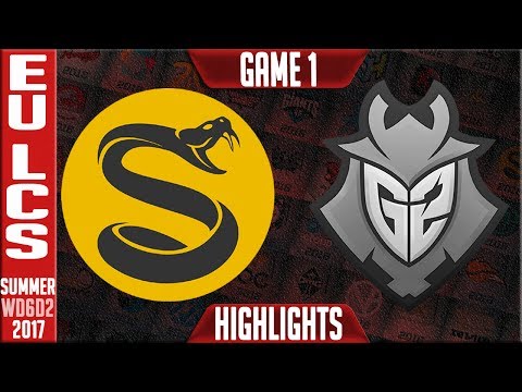 Splyce vs G2 Esports Highlights Game 1 - Week 6 EU LCS Summer 2017 - SPY vs G2