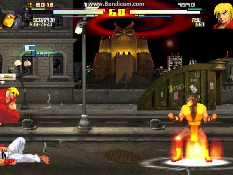 CVS 3 - Scorpion & Sub-Zero Vs. Ryu & Ken | Capcom Vs SNK - Ikemen ONLINE