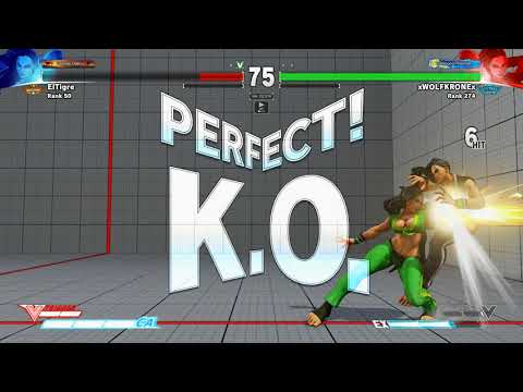 SFV~ Laura (xWOLFKRONEx) vs. Laura (ElTigre) HD 2