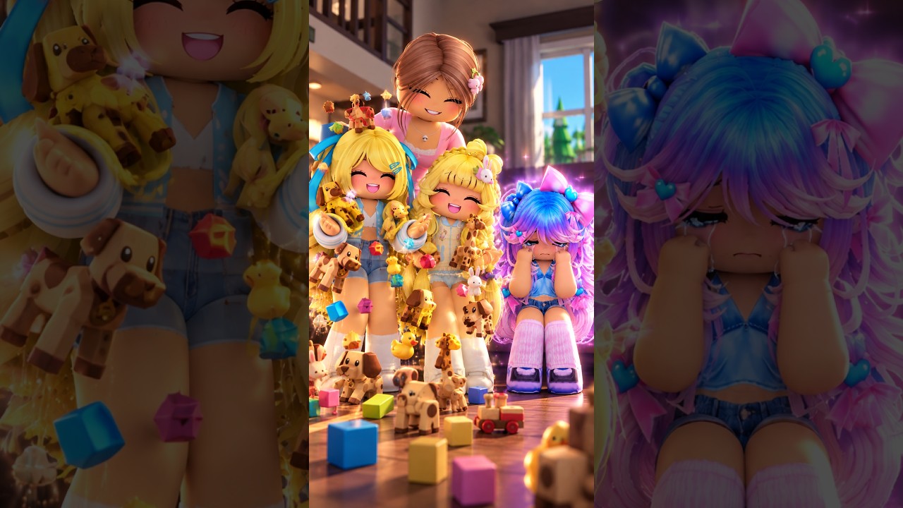 My Sisters’ Hair Drops Toys🧸 Mine Drops Nothing…