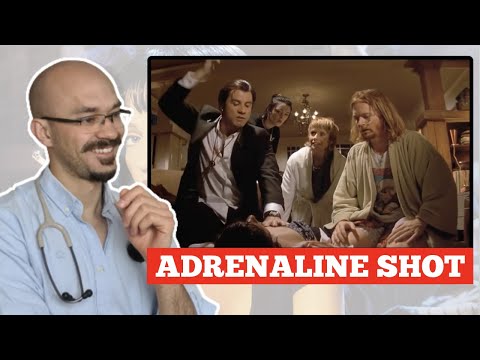 Doctor Breaks Down Pulp Fiction "ADRENALINE SHOT" Scene