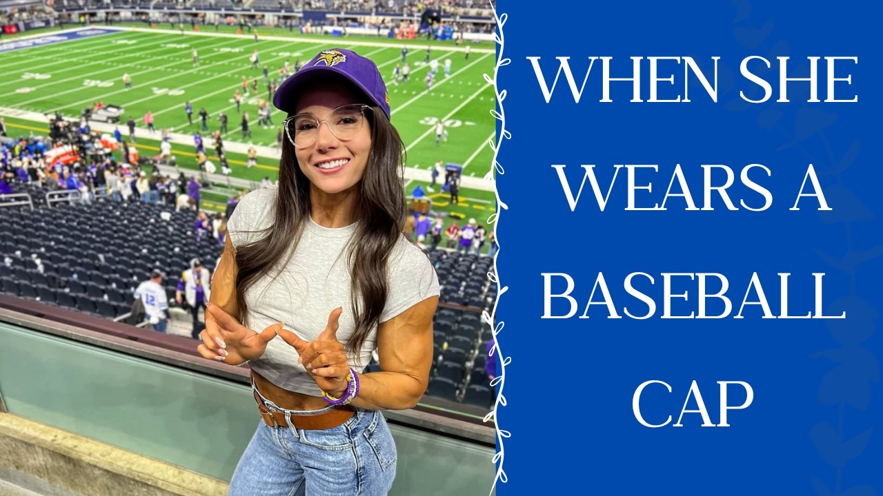 🧢 🧢 MUSCULAR Girls Flexing in Baseball Caps 🧢 🧢
