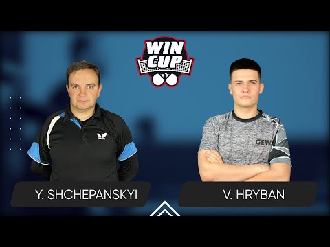 21:45 Yurii Shchepanskyi - Vadym Hryban West 4 WIN CUP 25.08.2024 | TableTennis WINCUP