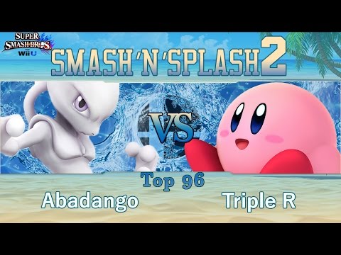 Smash'N'Splash 2  Top 96 - Abadango (Mewtwo, Meta Knight) vs Triple R (Kirby)