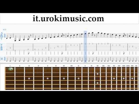 Lezioni di Chitarra Calvin Harris ft. Rihanna - This Is What You Came For Tutorial Spartito Parte#1