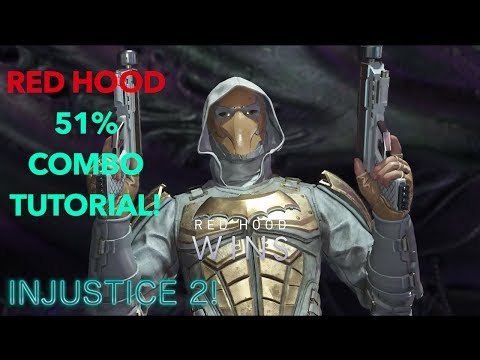 *NEW* RED HOOD Injustice 2 51% Combo TUTORIAL! 2 Bars (EASY)