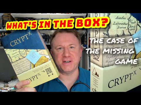 Crypt X - What's Inside the Box?! (and first puzzle)