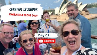 Embarking on Carnival Splendor: Day One Adventure