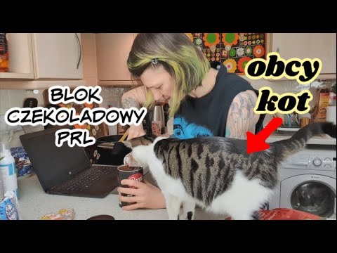 BLOK CZEKOLADOWY Z PRL - gotuje z obcym KOTEM