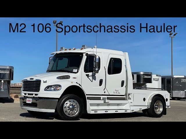 Preview image of Freightliner M2 106 Sports Chassis Hauler - 5U230416 youtube video