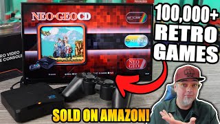 TONS OF RETRO GAMES ON ONE CONSOLE SOLD ON AMAZON! Mini Emulation Console Review!