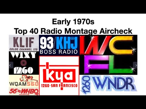Early 1970s Top 40 Radio Aircheck - KDWB KHJ KLIF WCFL WHBQ CKLW WNDR WIXY WIXZ WQXI KYA WIFE WQAM