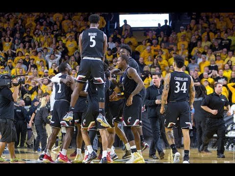 Men's Basketball Highlight's - #10 Cincinnati 62,  #11 Wichita State 61