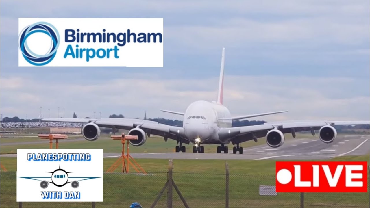 Birmingham Airport Live #aviation #planespotting