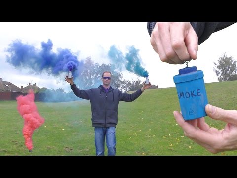 Pull Pin Colored Smoke Bomb & Trip wire