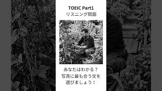 【TOEIC Part1】写真描写 練習問題｜1分で本番対策 #1373 【就活中の大学生必見】
