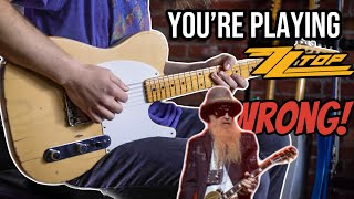 Everyone Plays This ZZ Top Song WRONG!