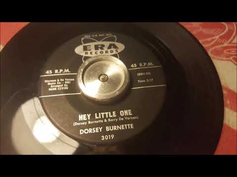 Dorsey Burnette - Hey Little One - 1960 Country - ERA 3019