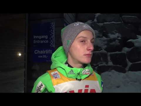 Domen Prevc po zwycięstwie w Lillehammer [10.12.2016]