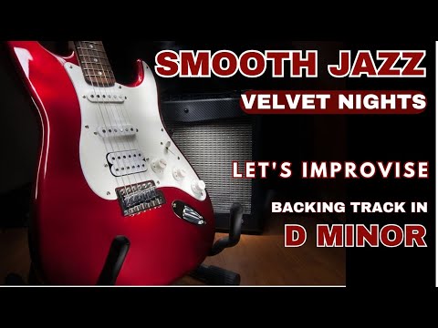 Smooth Jazz - Velvet Nights - Backing Track in Dm