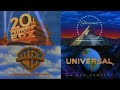 Combo Logo 20th Century Fox Paramount Pictures Warner Bros Pictures Universal Pictures 1990