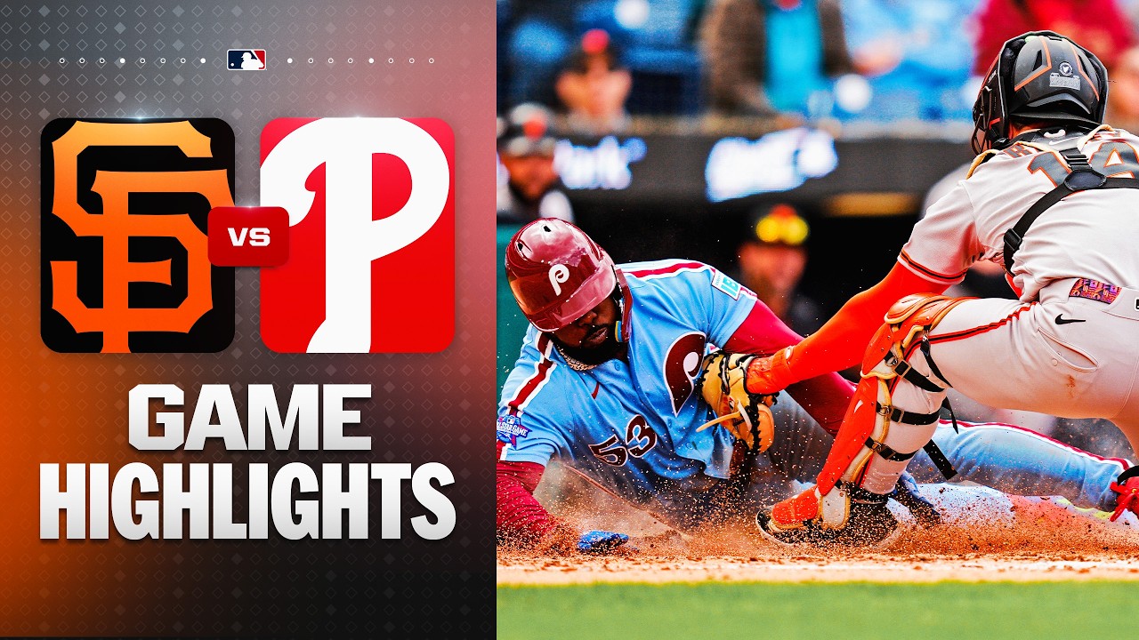 Giants vs. Phillies Game Highlights Game 1 (4/30/26) | MLB Highlights