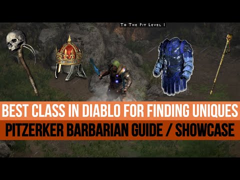 Berserk Barb - Best Magic Find Character In Diablo 2 Resurrected - Detailed Guide In Description!