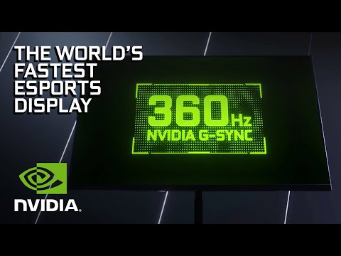 NVIDIA Intros World's First 360 Hz G-SYNC Esports Gaming Monitor