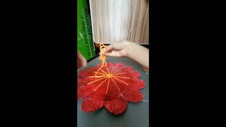 MAPEH GRADE 7 Paper Plate Flower Weave