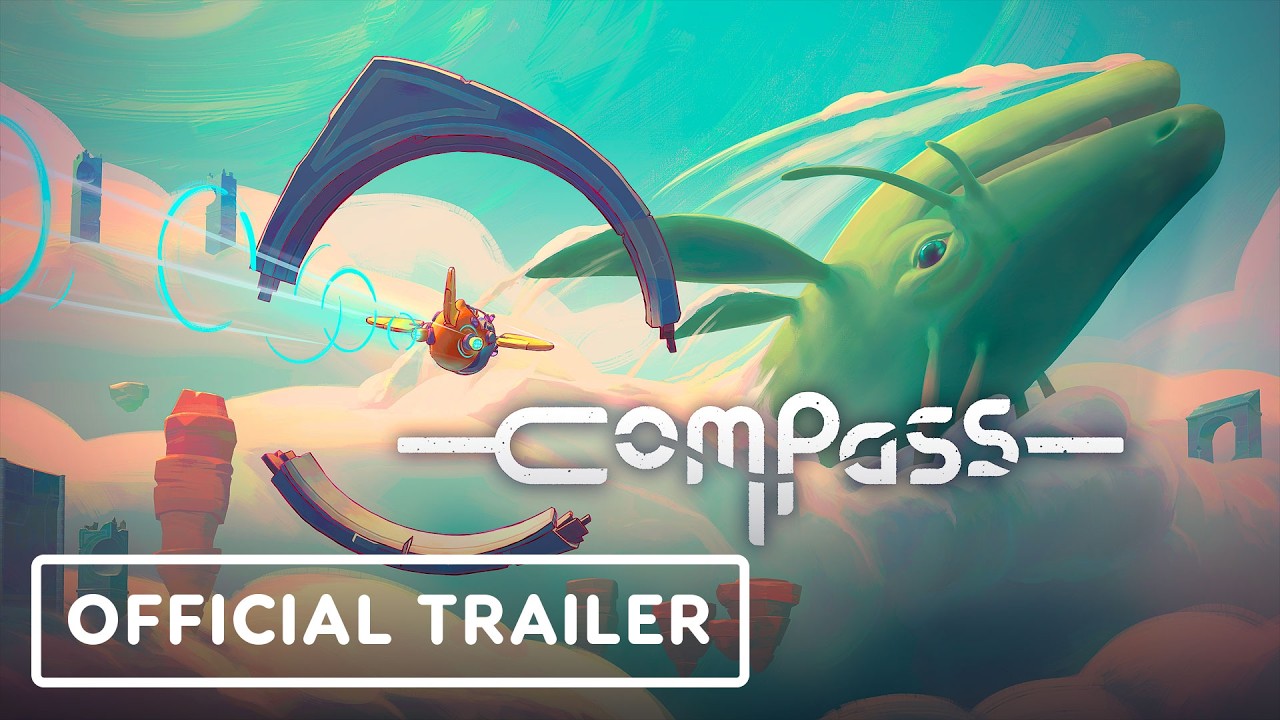 Compass VR open world flight adventure gameplay showing colorful skies and floating islands