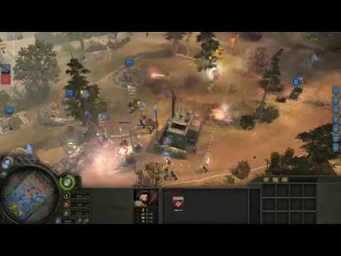 [2019.03.18] Company of Heroes (CoH) 1 - British (Artillery Support), Expert AI Gameplay