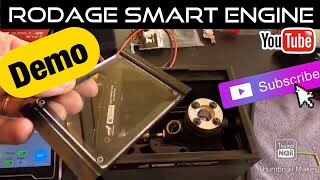 JE RODE MON MOTEUR PICCO sur le SMART ENGINE LAPPING SYSTEM  by SMARTWORKSHOP  ESSAI MATERIEL RODAGE
