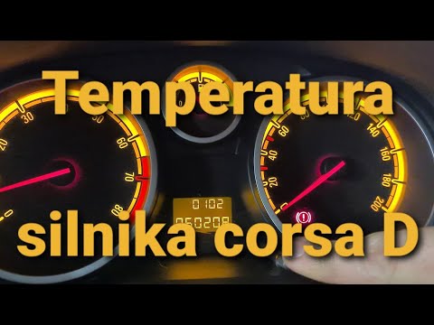 How to check the engine temperature in an Opel Corsa D | HIDDEN MENU | see description below!