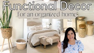 FUNCTIONAL DECOR FOR AN ORGANIZED HOME | Home Decor | Organization Ideas | Declutter with Poshmark ✨