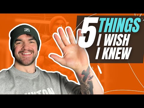 5 Things I Wish I Knew Before I Started Lifting