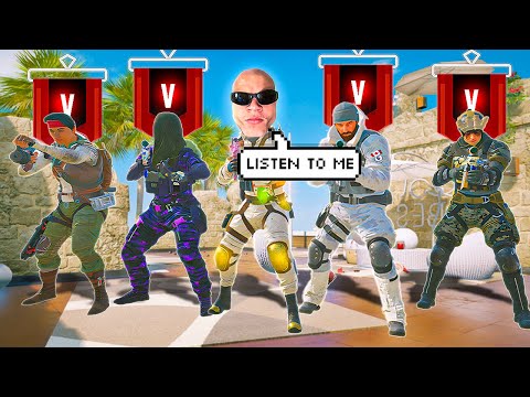 I Coached 4 COPPERS For Ranked... (Rainbow Six Siege)