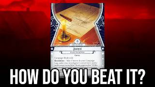 How do you beat Doomed in ARKHAM HORROR: THE CARD GAME