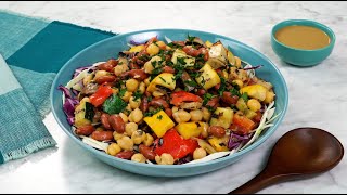 Goya Foods Grilled Vegetable & Bean Salad