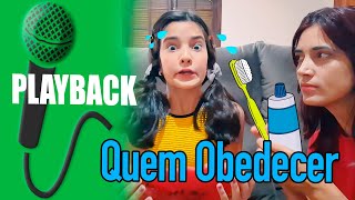 Karaoke Quem Obedecer - Yasmin Verissimo - Playback