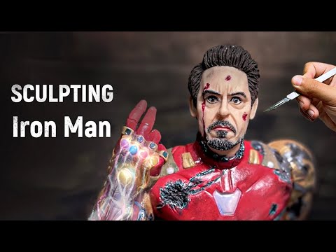 Iron Man Sculpture Timelapse | Tony Stark Made from Polymer Clay | Avengers: Infinity War