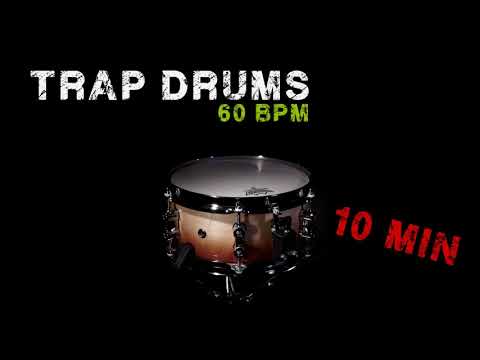 FREE DRUMS LOOP - TRAP STYLE - 60 BPM