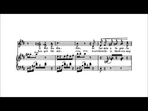 Karaoke Opera; Sequidilla - Carmen (Bizet) Full Vocal version with printed music