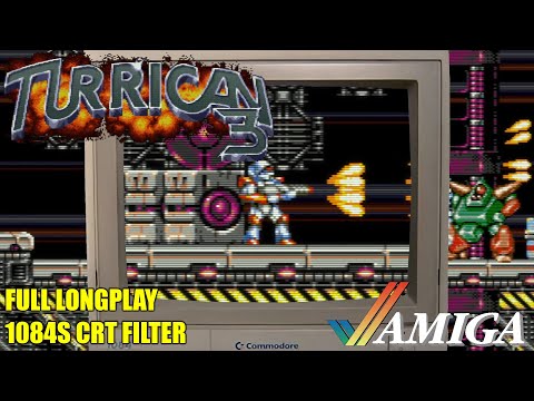 Turrican 3 Longplay - Commodore Amiga - 1084s CRT Filter   4K