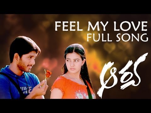 Feel My Love Full Song |Arya |Allu Arjun, DSP | Allu Arjun DSP  Hits | Aditya Music