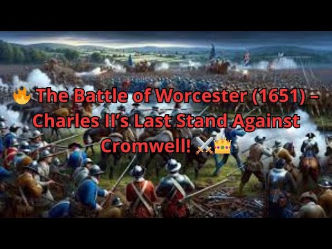 🔥 The Battle of Worcester (1651) – Charles II’s Last Stand Against Cromwell! ⚔️👑
