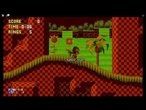 Classic Sonic Simulator V11.1 - Amethyst Lagoon Zone Act 1. [WIP] (By: @KaizyKirasume .)