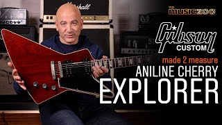 Video thumbnail for Tommy's Picks: Gibson Custom Shop Made 2 Measure Aniline Cherry Explorer by The Music Zoo