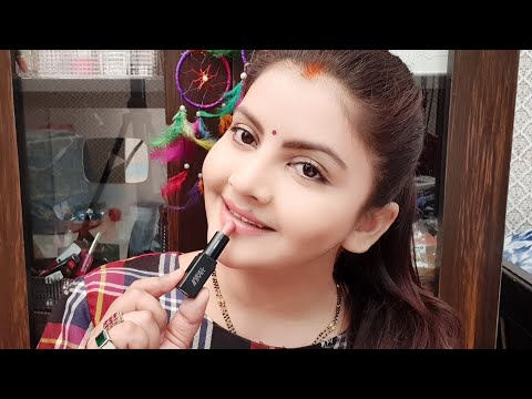 Nykaa so matte mini lipstick shade 48m totes natural review & lip swatch | Video