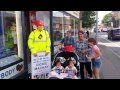 Taking the place of Dickie Mackay, the mannequin that has been standing outside Mackays of Cambridge for years. Passers-by got a shock when taking a selfie with the mannequin, when he suddenly comes to life.
In this one a family get a real shock as Dickie the mannequin moves. Taking the place of Dickie Mackay, the mannequin that has been standing outside Mackays of Cambridge for years. Passers-by got a shock when taking a selfie with the mannequin, when he suddenly comes to life.
In this one a family get a real shock as Dickie the mannequin moves.